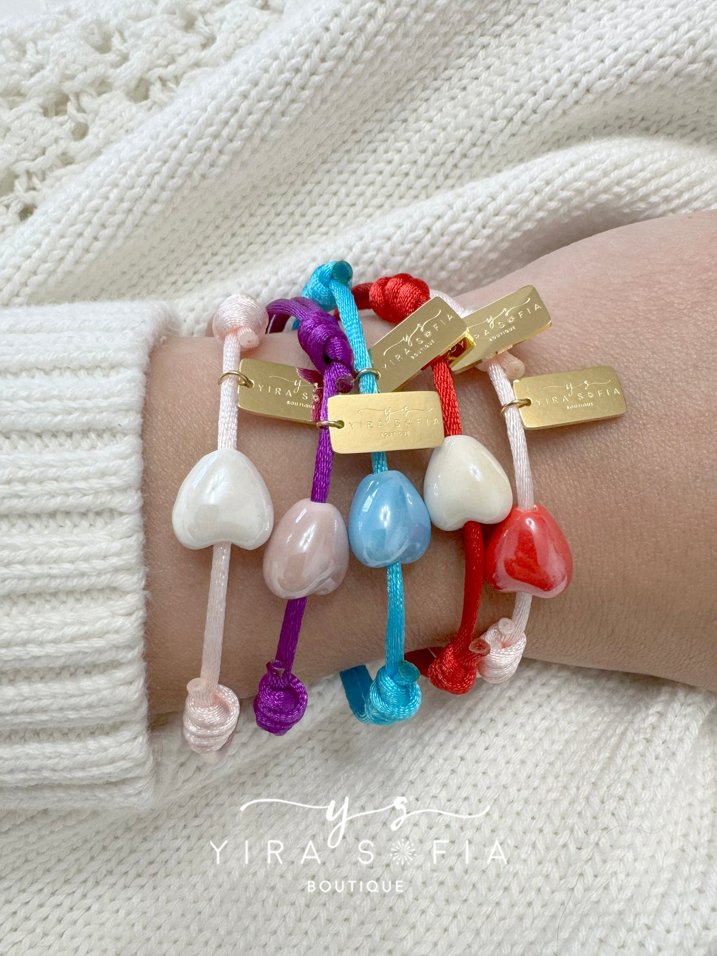 Candy heart bracelet
