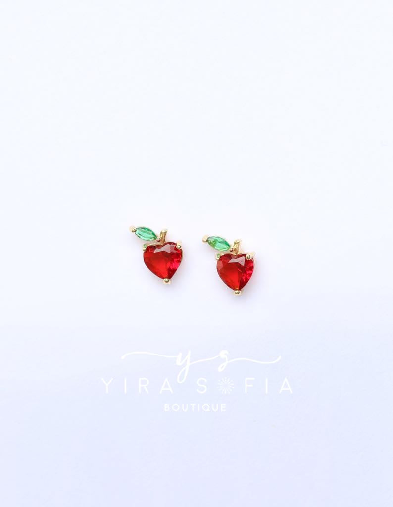 Rhinestone Apple & Strawberry