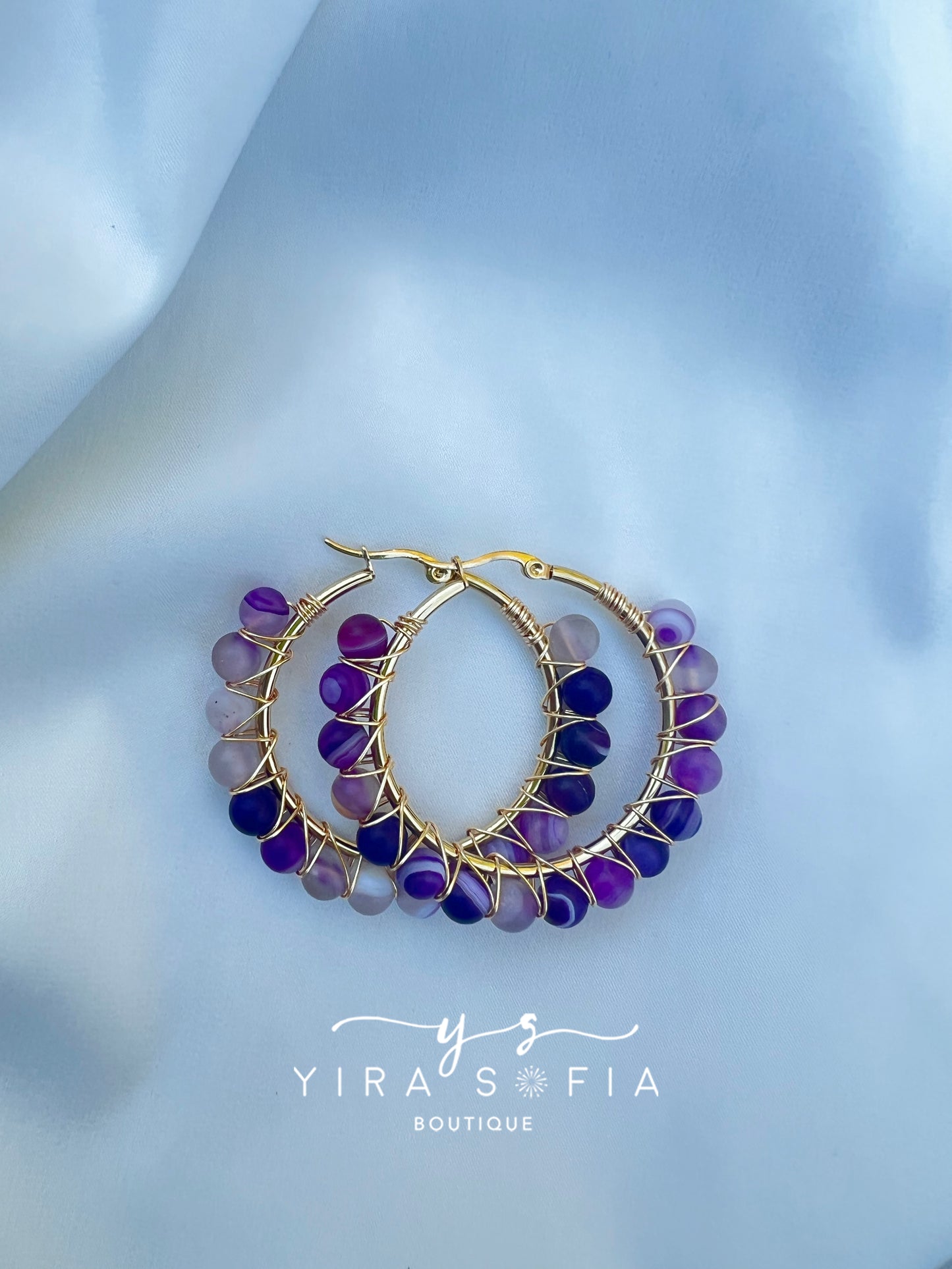 Crystals Hoops