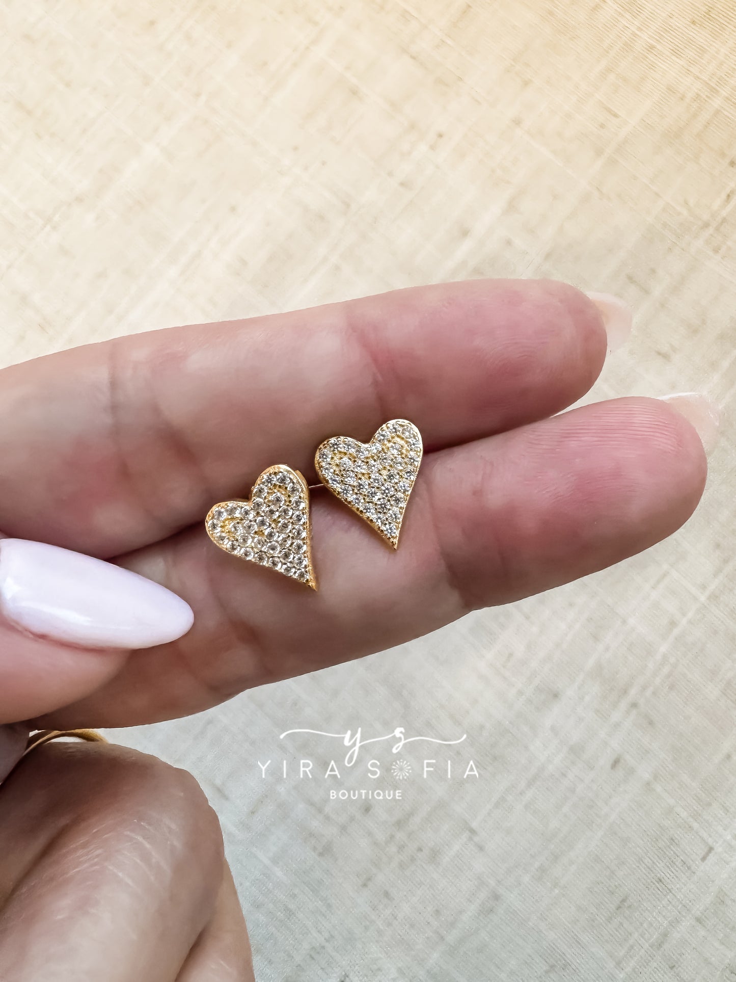 Mini Heart Studs