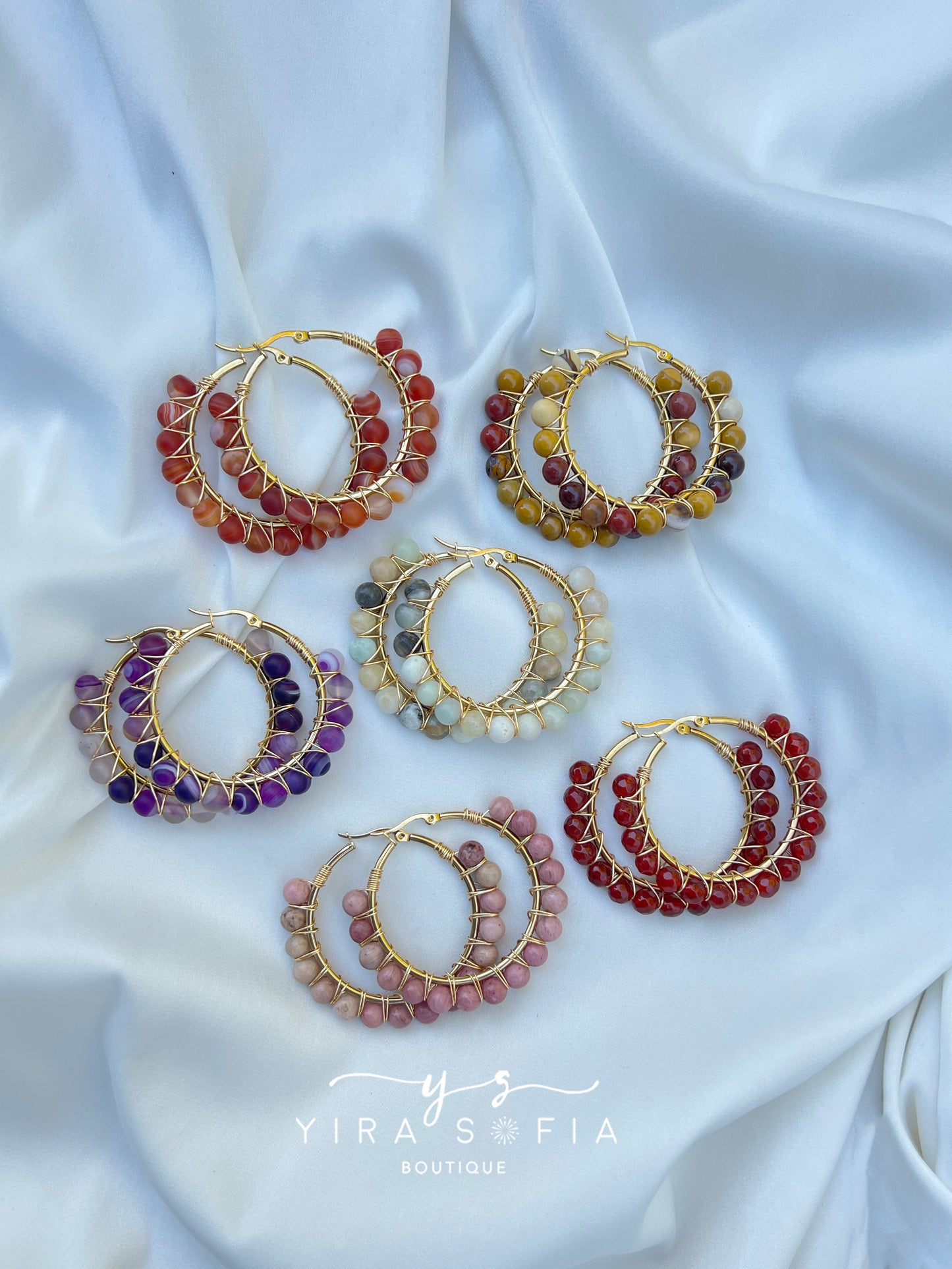 Crystals Hoops